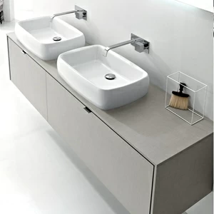 Комбинация ванной комнаты PV22 в отделке Ring 60 Ceramica  / 98 Canapa  MILLDUE PIVOT