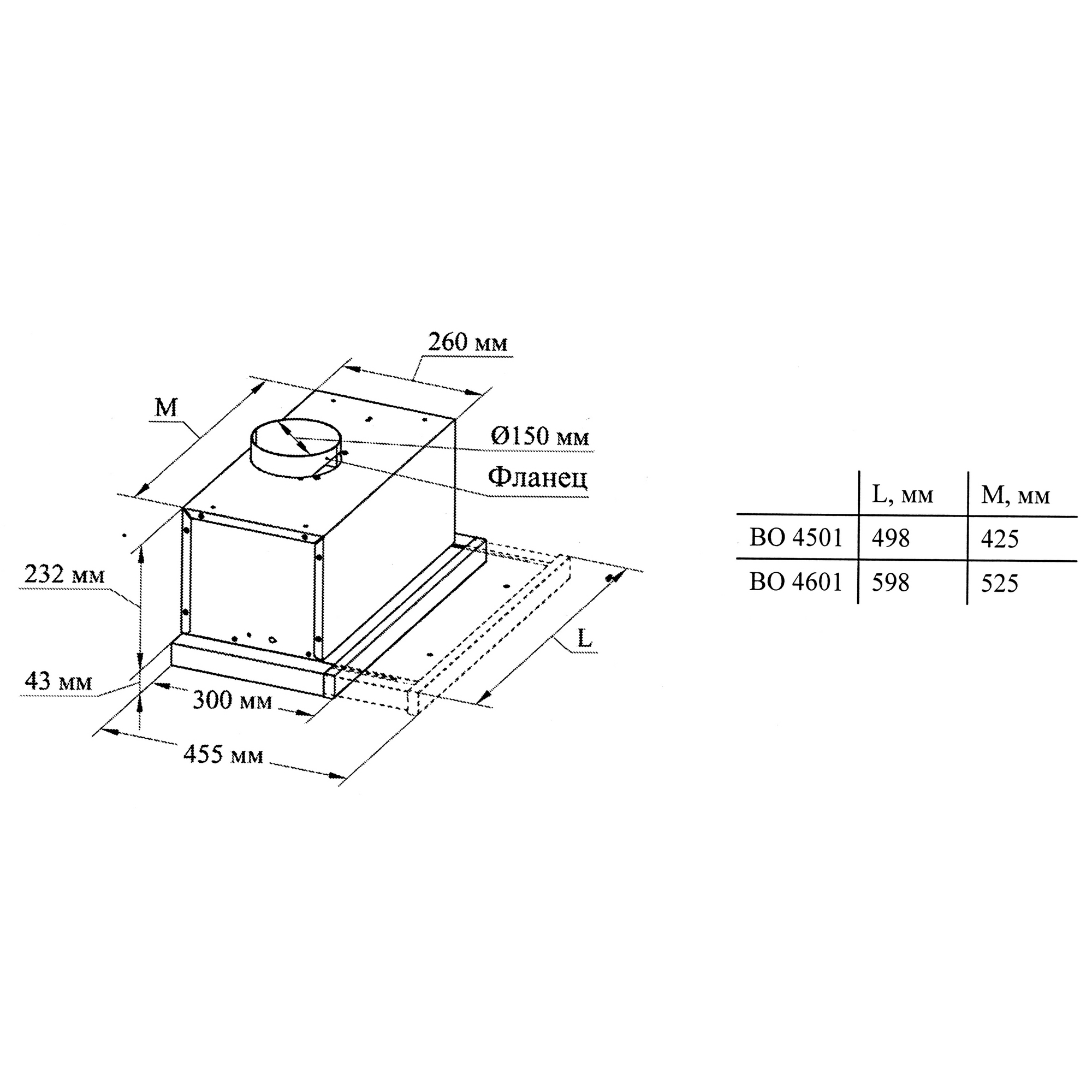 1074016 Вытяжка телескопическая Gefest ВО 4501 К21 черный/черный STDN-0011692 - Вид №10