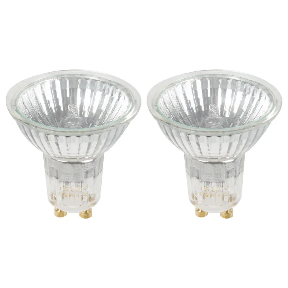 Набор галогенных ламп Osram спот GU10 20 Вт свет тёплый белый 2 шт STLM-2008264
