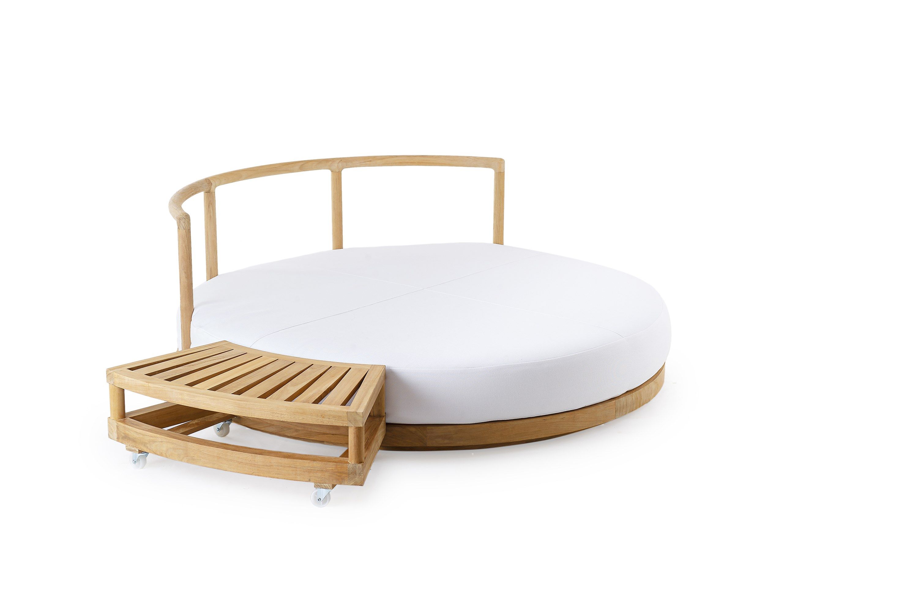 Садовая кровать из акрила и тика Unopiù Pevero ARCH-00132400 - Вид №1