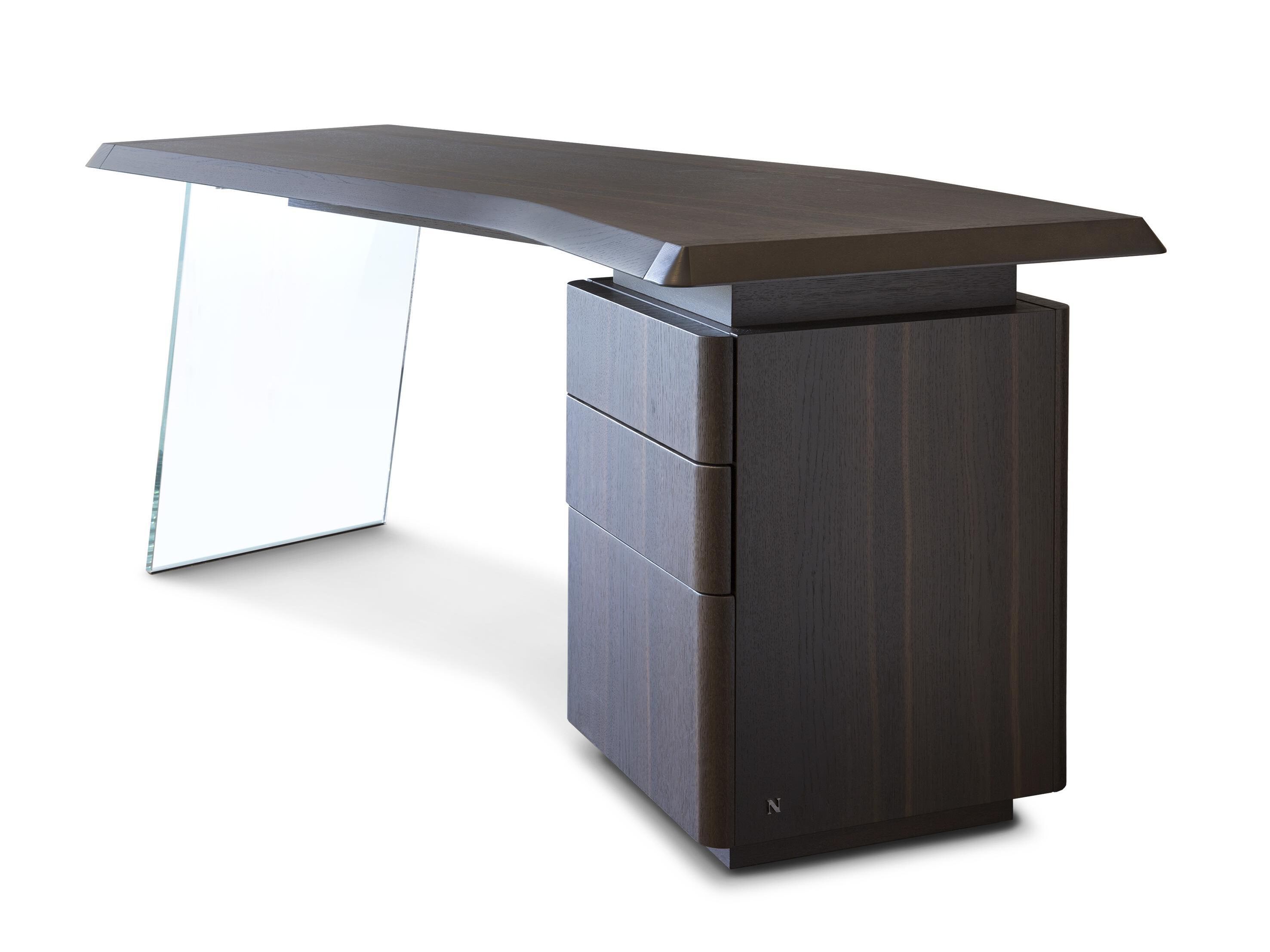 Деревянный письменный стол с ящиками Natuzzi Italia Phantom ARCH-00067803 - Вид №1