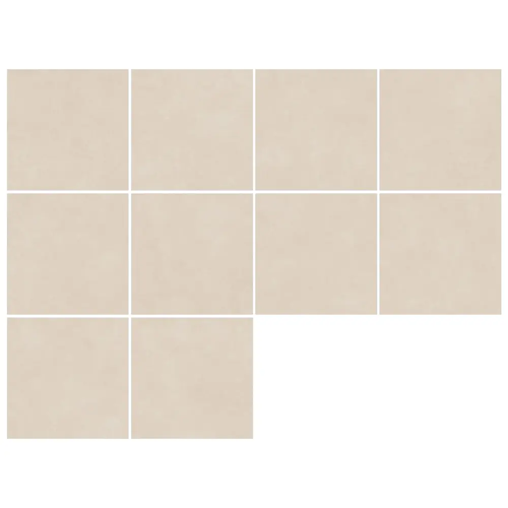 Глазурованный керамогранит Alma Ceramica Urban Home 60x60 см 1.8 м² матовый цвет бежевый STLM-2087321 - Вид №2