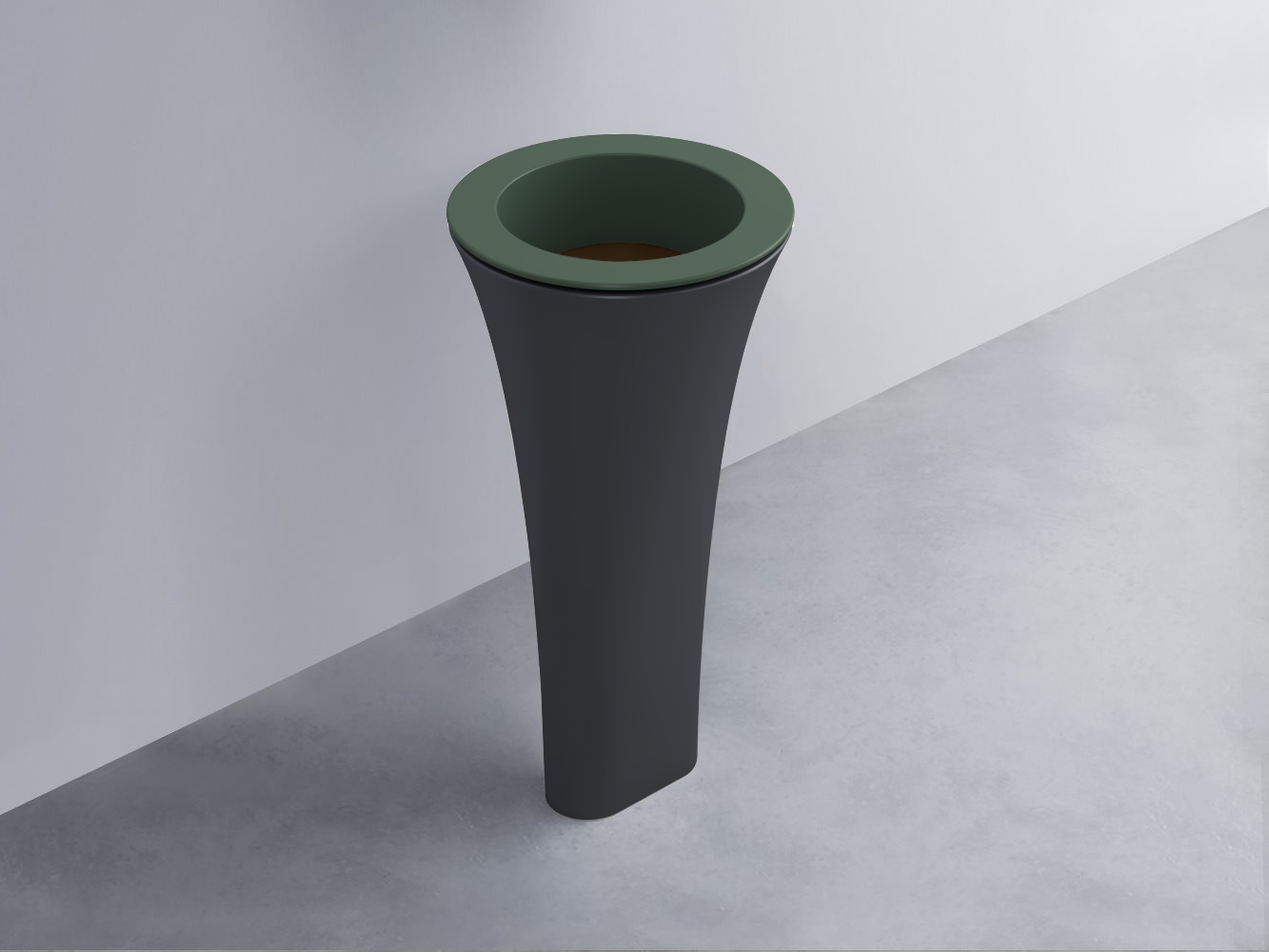 AMLA45-MU+AMPILT-CA+AMCOLT-BA Раковина Amedeo Tondo отдельностоящая cielo Enjoy + Amedeo Ceramica Cielo