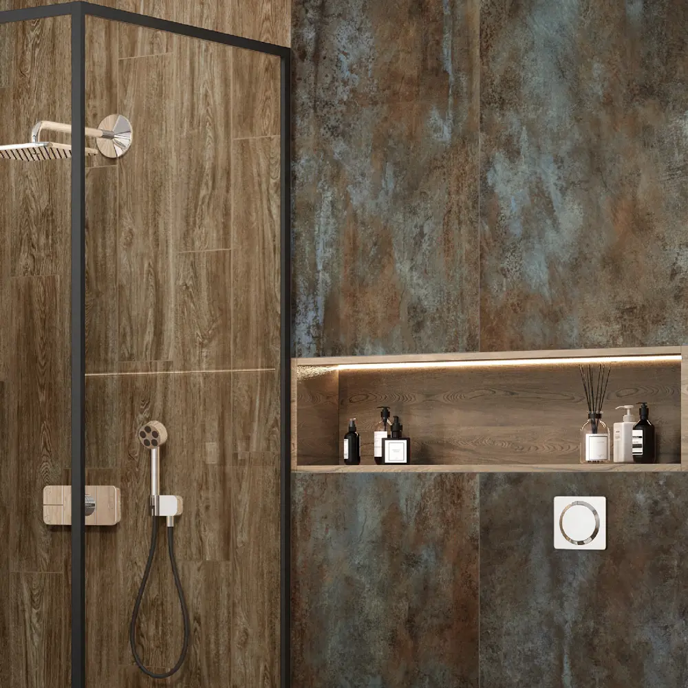 Керамогранит ALMA CERAMICA Oxide коричневый 60x120 см с лаппатированной поверхностью 88916599 STLM-0943704