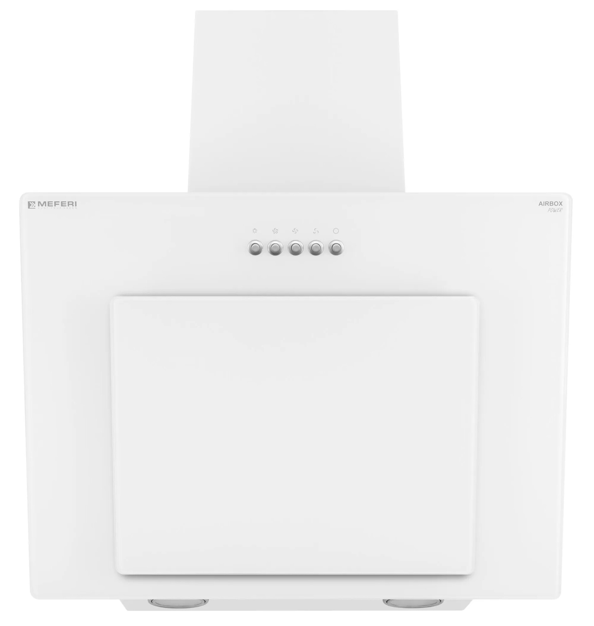 9168702 Вытяжка наклонная Meferi AIRBOX60WH POWER белый/белый STDN-0149471
