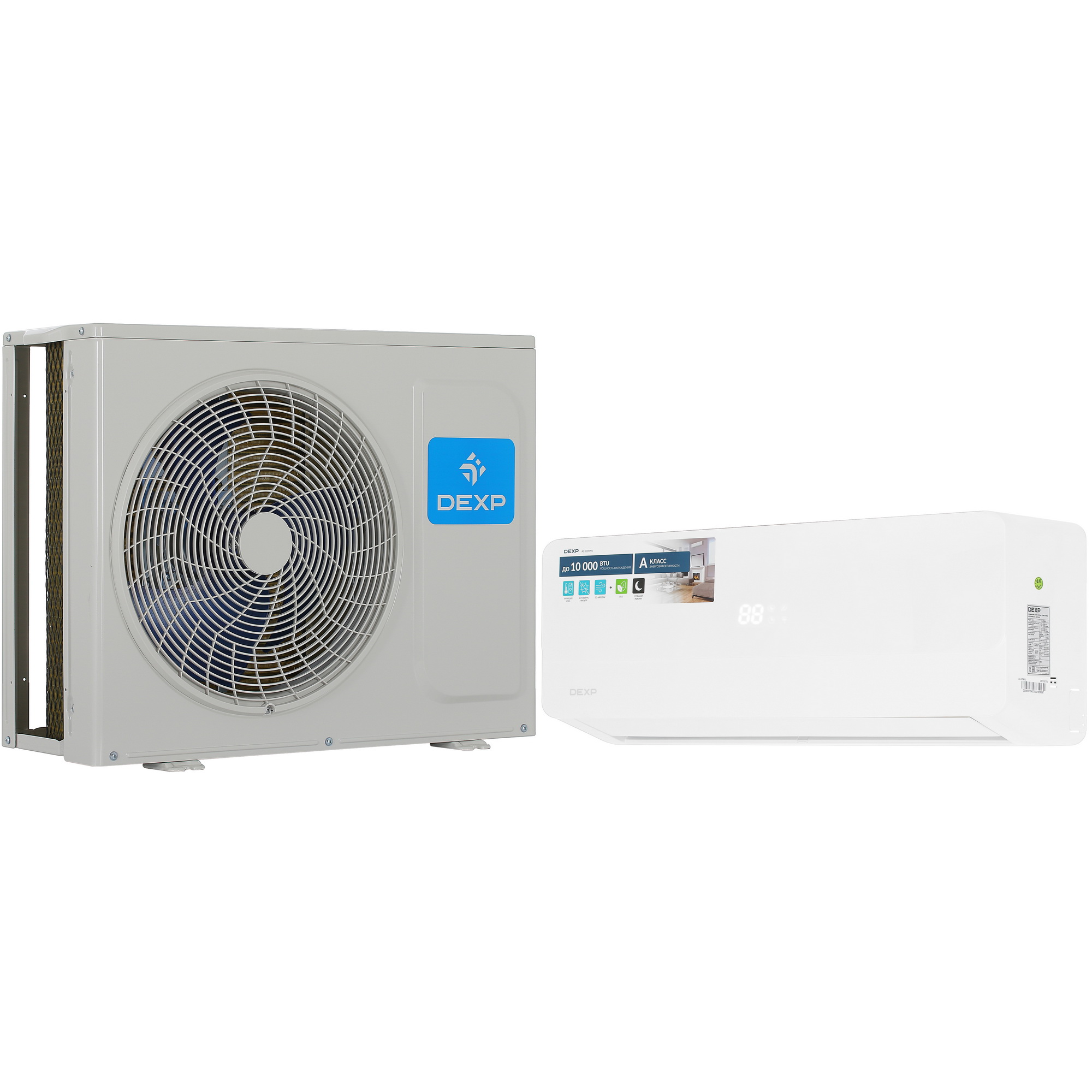 9017838 Кондиционер настенный сплит-система DEXP AC-CD9INV белый STDN-0038643