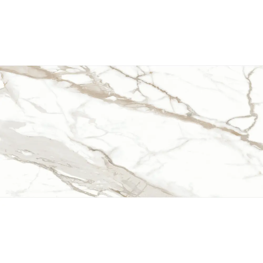 Глазурованный керамогранит Alma Ceramica Calacatta Gold 04 60x120 см 1.44 м² матовый цвет белый STLM-2162910 - Вид №1