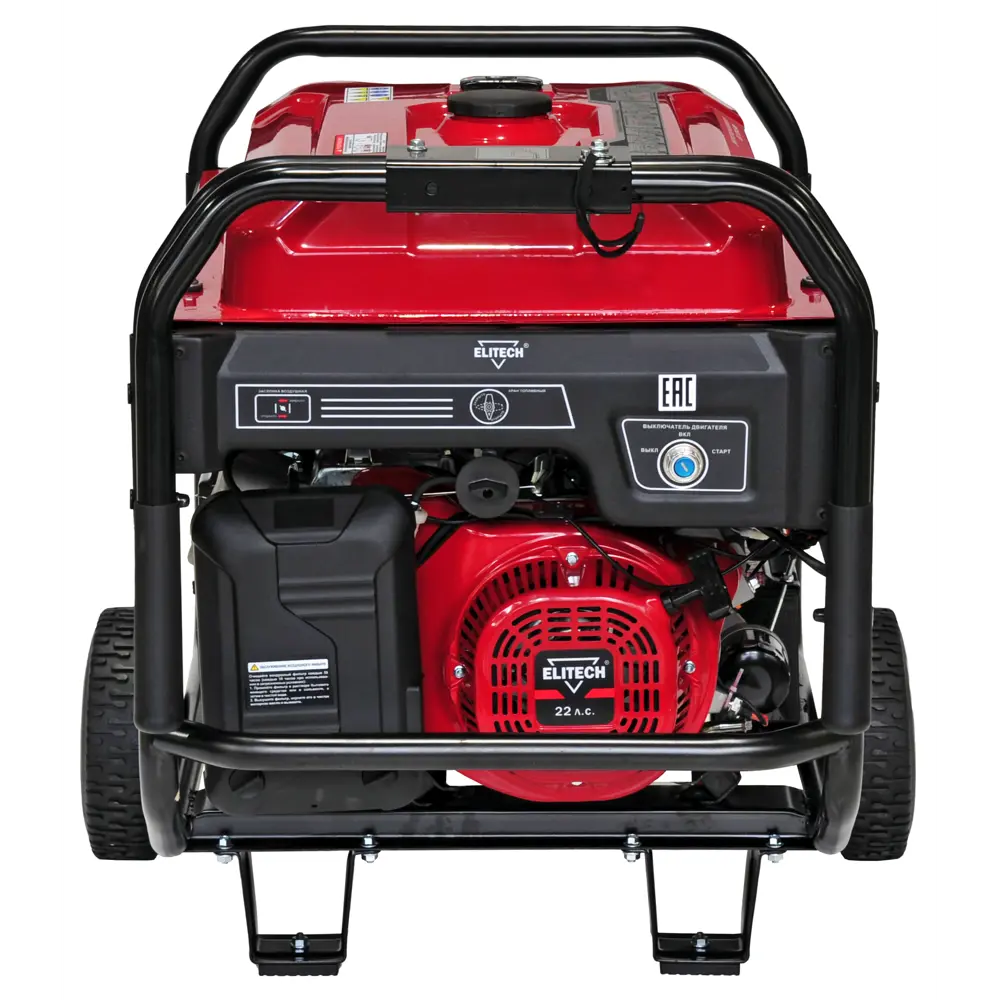 Генератор бензиновый Elitech БЭС 12500ЕАМК, 9.5 кВт STLM-2047109 - Вид №7
