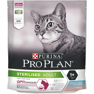 ПР0054748 Корм для кошек для стерилизованных и кастрированных, треска c форелью, сух. 400 г Pro Plan