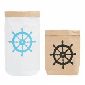 Эко-мешок для игрушек Wheel из крафт бумаги VAMVIGVAM  282003 Белый;бежевый