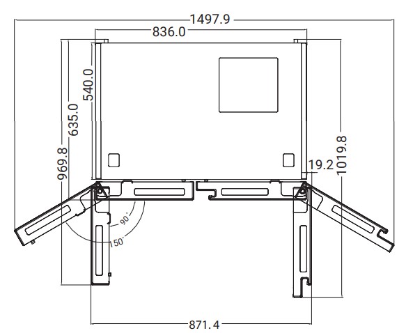 9069185 Холодильник Side by Side   Nordfrost RFS 480D NFB черный STDN-0031506 - Вид №6