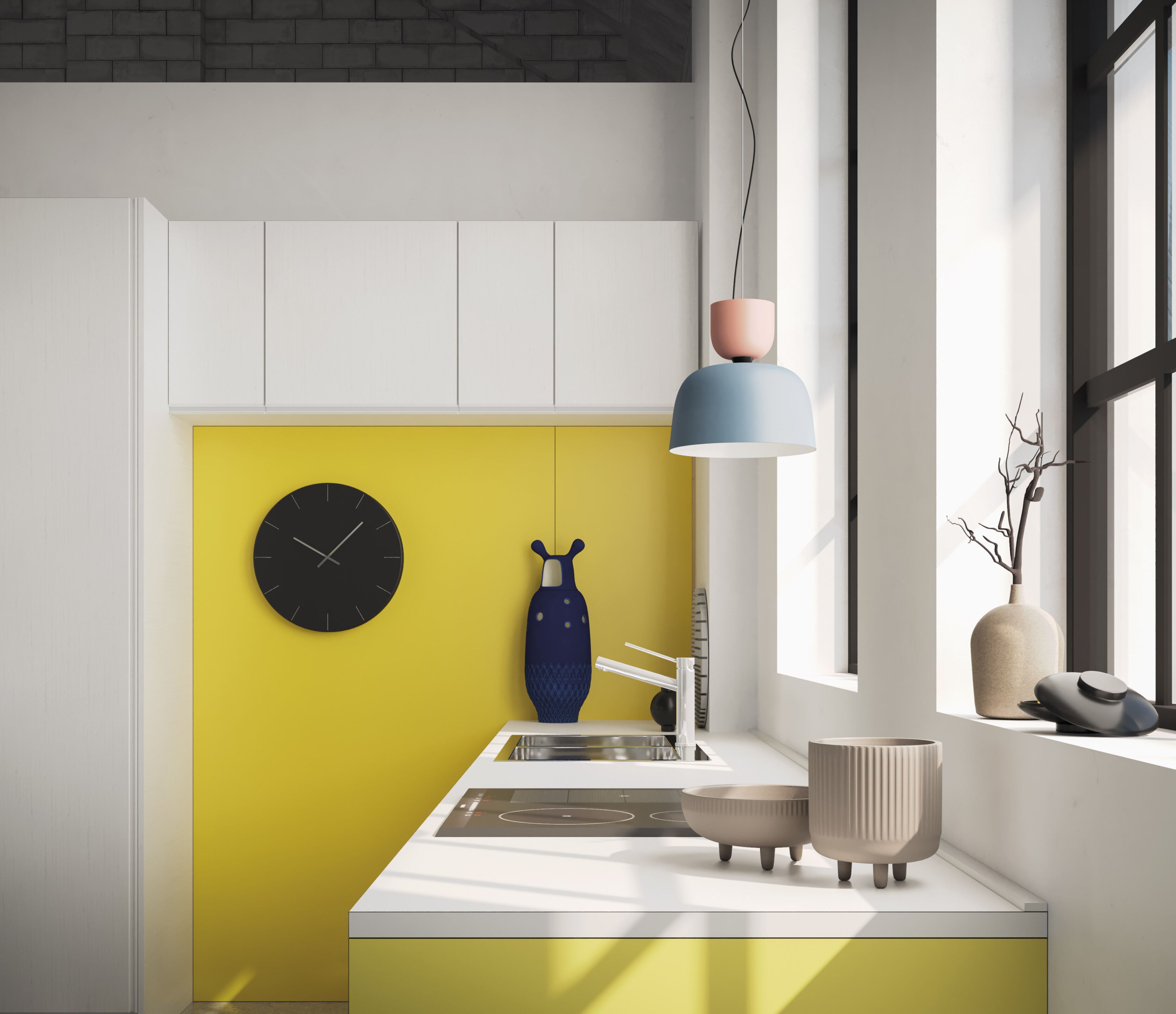 Угловая кухня De Rosso For_Me ARCH-00139767 - Вид №1