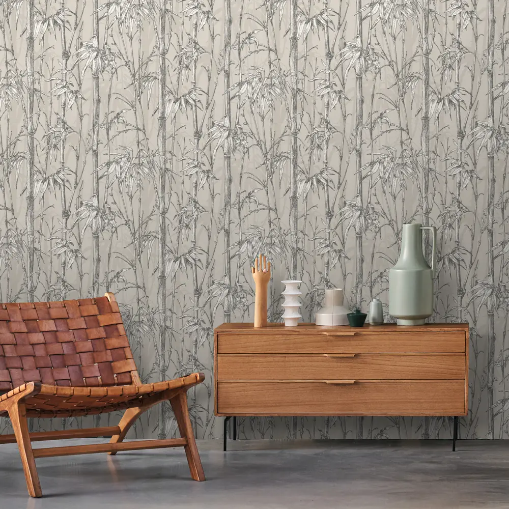 Обои флизелиновые Rasch Florent Бамбук бежевые 1.06 м м R819953 83374423 STLM-2103084 Florentine - Вид №2
