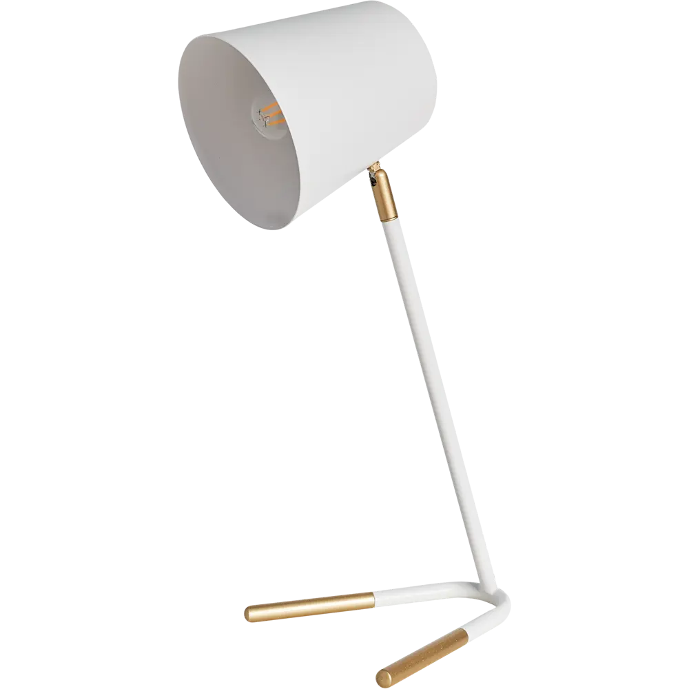 Настольная лампа «Skora» L1152P, цвет белый LAMPLANDIA STLM-2099450