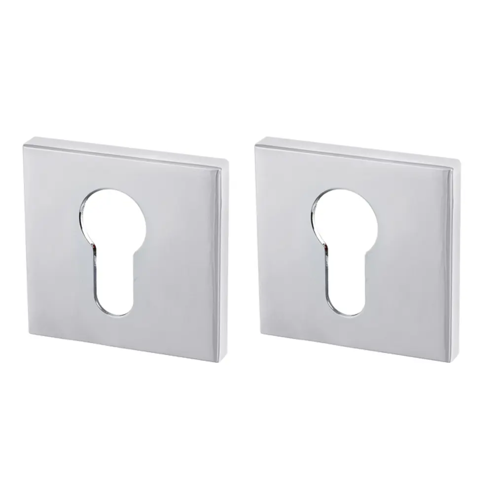 Накладка под цилиндр Armadillo ET.K.USS52 CP-8, ЦАМ, цвет хром STLM-2037325