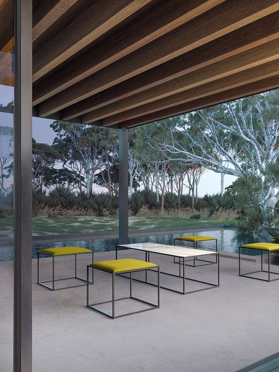 Низкий стул с мягким сиденьем Felis ARCH-00016423