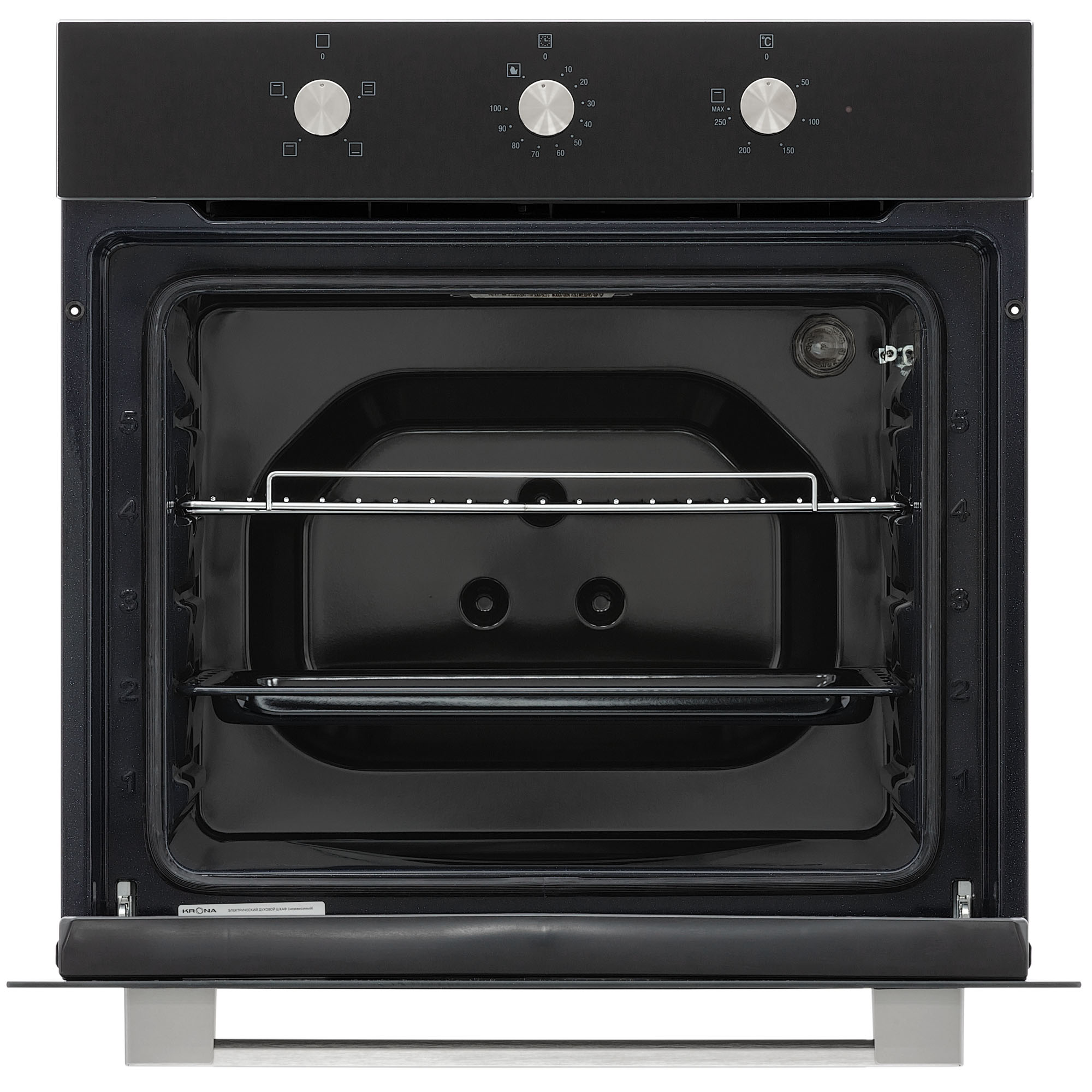 5361660 Электрический духовой шкаф KRONA SERA 60 BL черный KRONA1 STDN-0098697 - Вид №2