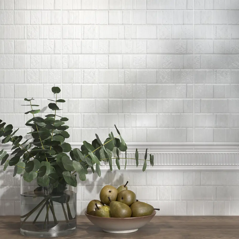 Плитка настенная Kerama Marazzi Сигма 20x60 см 1.2 м² глянцевая цвет белый антик STLM-2153854