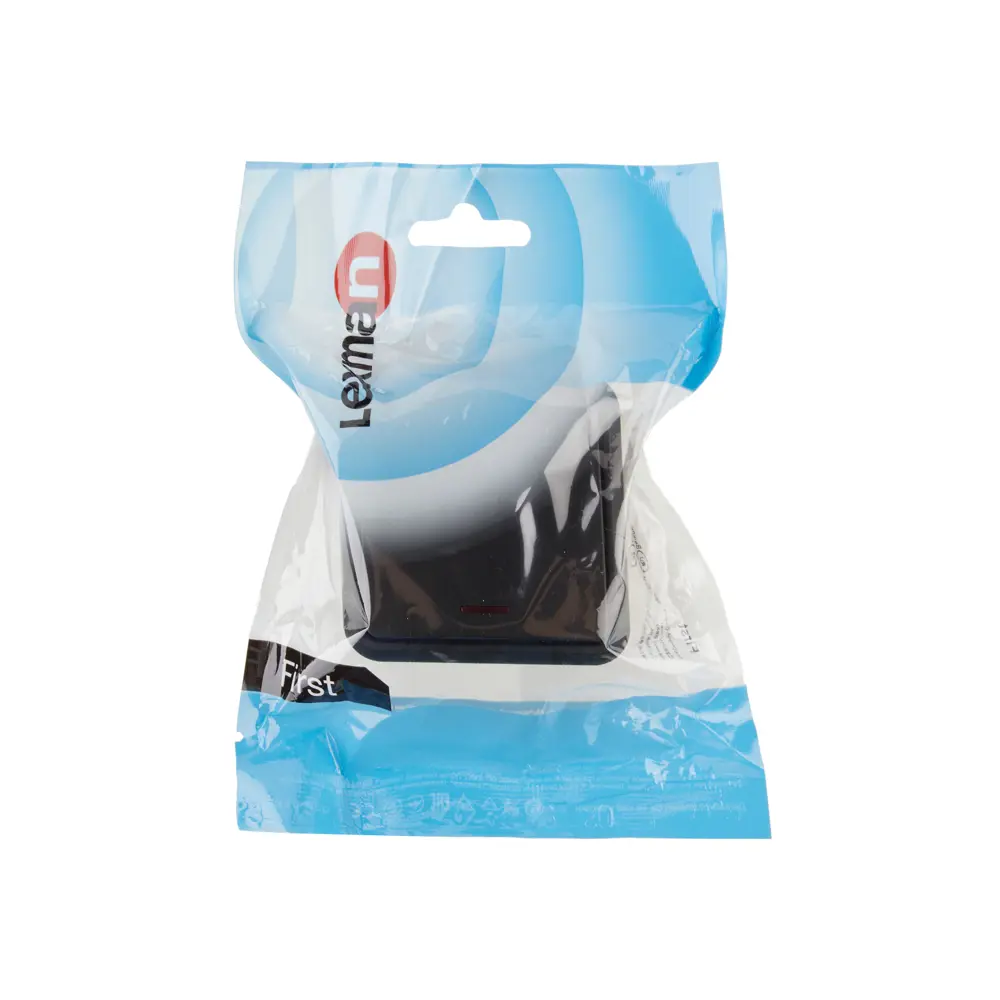 Выключатель LEXMAN First накладной с подсветкой, черный матовый 88780878 First 1 STLM-1115788 - Вид №4