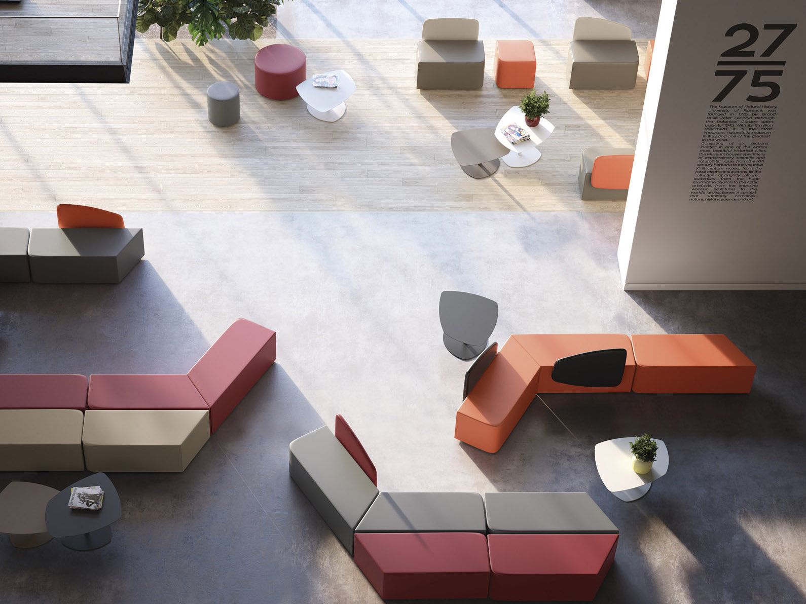 Круглый пуф SITLOSOPHY® ARCH-00138417 - Вид №2