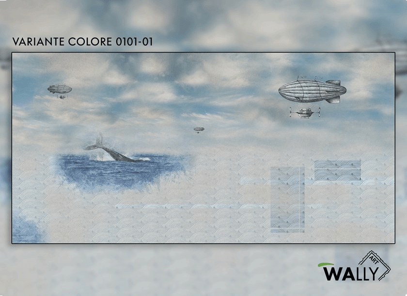 WALLYART Огнестойкие моющиеся флизелиновые обои с рисунком Lacollezione 0101  - Вид №1