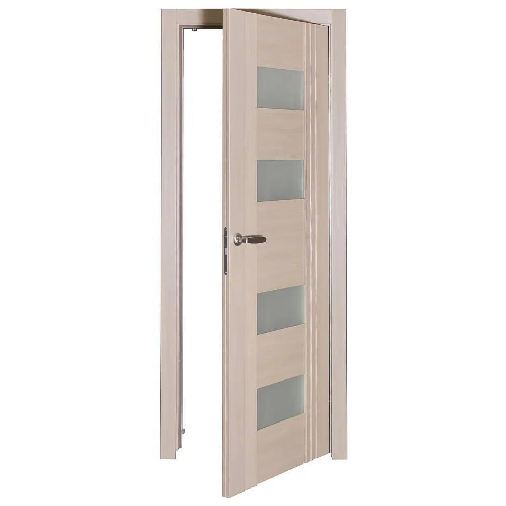 Дверь межкомнатная Селект остеклённая ПВХ цвет эшвуд 90x200 см (с замком) BELWOODDOORS STLM-2070369 - Вид №4