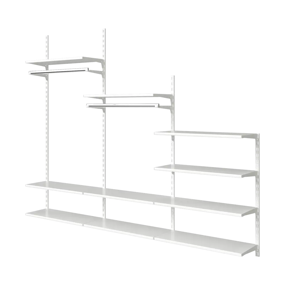 Направляющая двухрядная Spaceo 150 см цвет белый STLM-2141514 - Вид №3