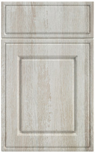 Фасады для кухни Классика Фрезеровка «Бостон» Дуб винтаж белый №514