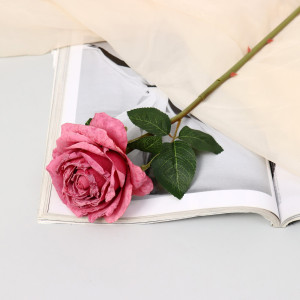 90859565 Цветы искусственные Роза эстетик 10х49 см пепельно-розовый STLM-0412871 SIMALAND
