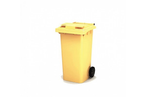 16470317 Мусорный контейнер 240 л желтый 24.C29.20 Пластик система