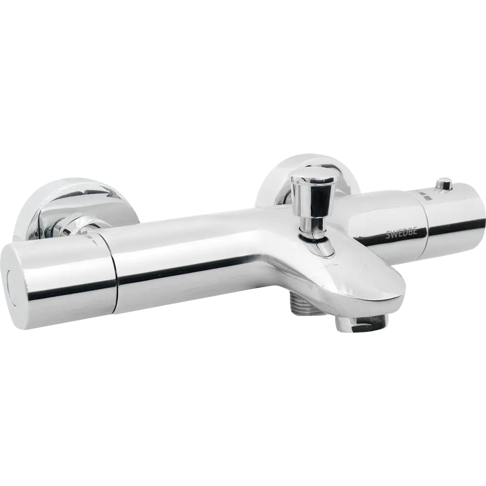 Смеситель для ванны Swedbe Titan термостат двухвентильный цвет хром STLM-2154832 - Вид №3
