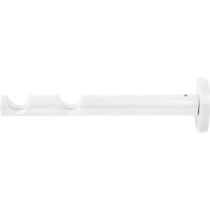 Держатель двухрядный с пластиковой вставкой 2 см цвет жемчуг