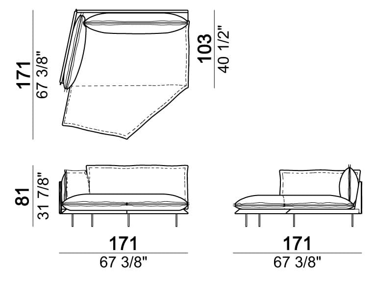 Кожаный модульный диван Arketipo Auto-Reverse ARCH-00031284 - Вид №17