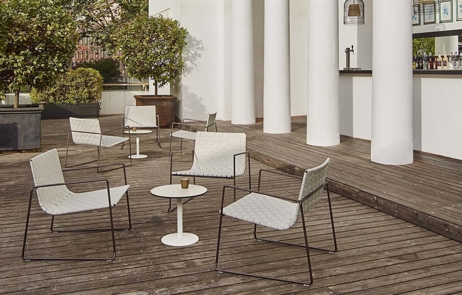 Полипропилен сани сад стул Andreu World Trenza ARCH-00109038 - Вид №7