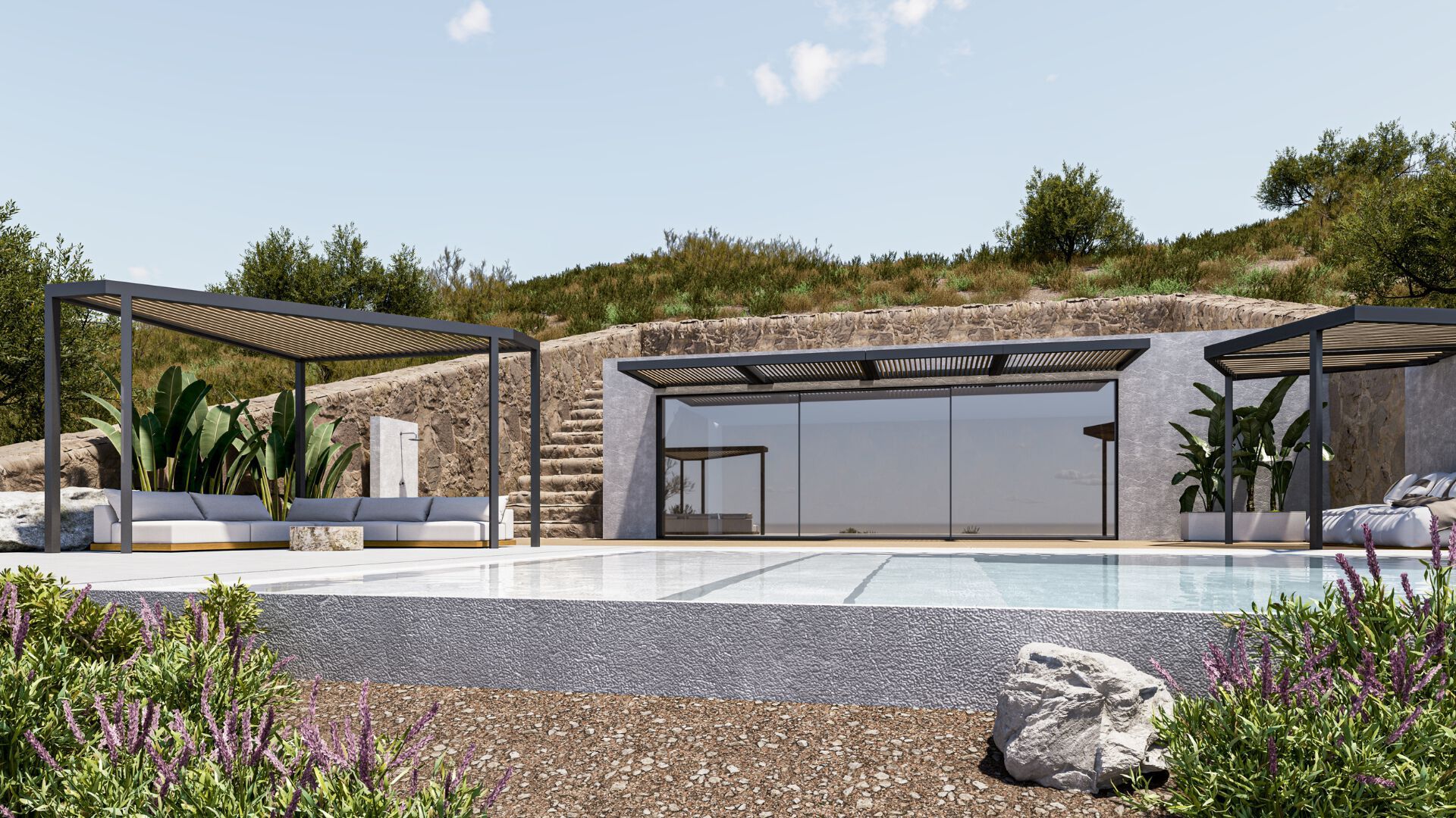 Алюминиевая беседка Alumil Smartia systems ARCH-00138852 - Вид №1