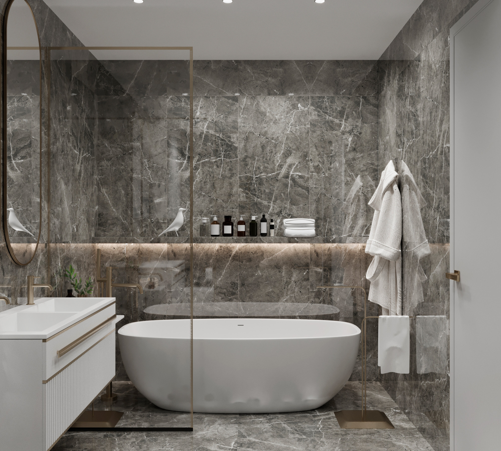 Керамогранит FLORENCIA GREY 60х120 Arcadia Ceramica FP1028-A - Вид №1