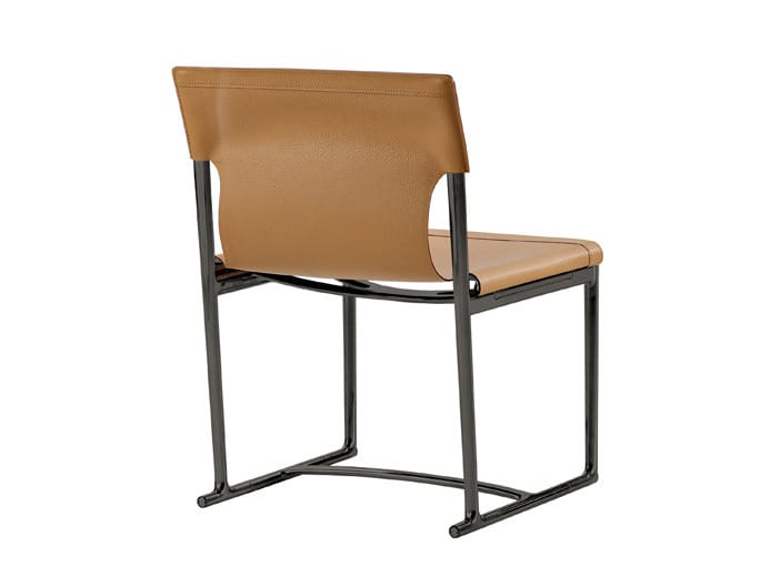 Кожаный стул B&B Italia закрытый мирт ARCH-00034690