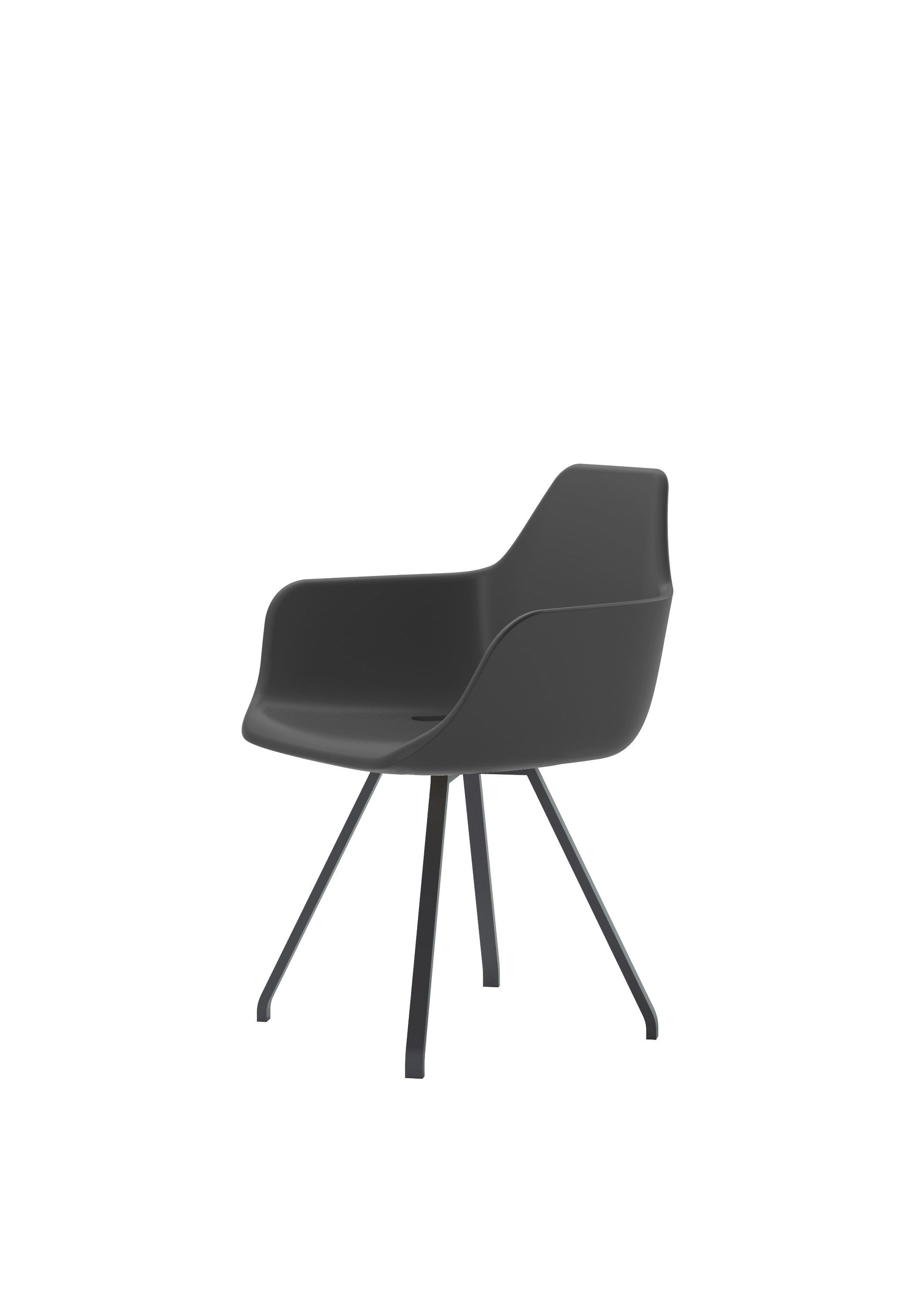 Стул из полиэтилена с подлокотниками ALMA DESIGN y Chair ARCH-00091130 - Вид №4