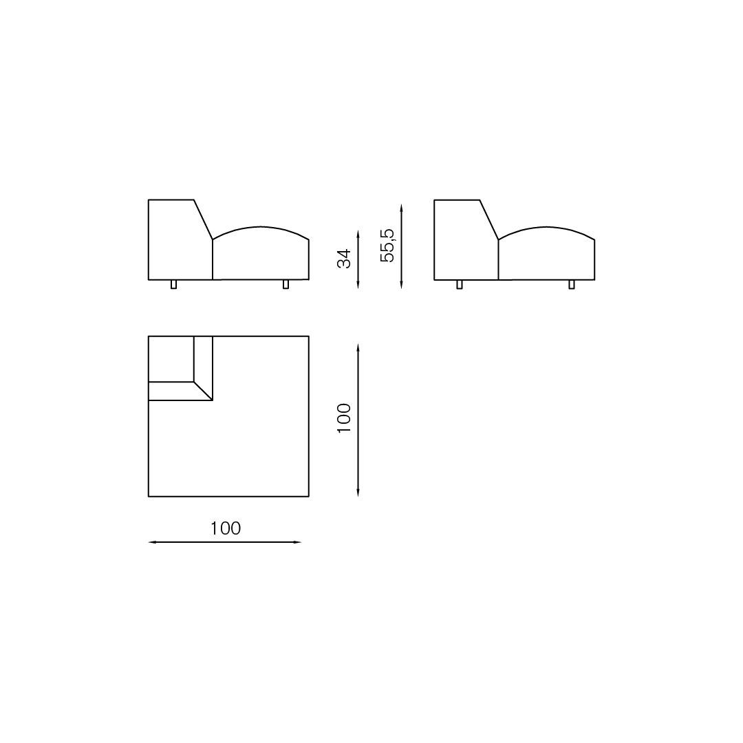 Модульный диван BALERI ITALIA MISS MATCH ARCH-00024070 - Вид №18