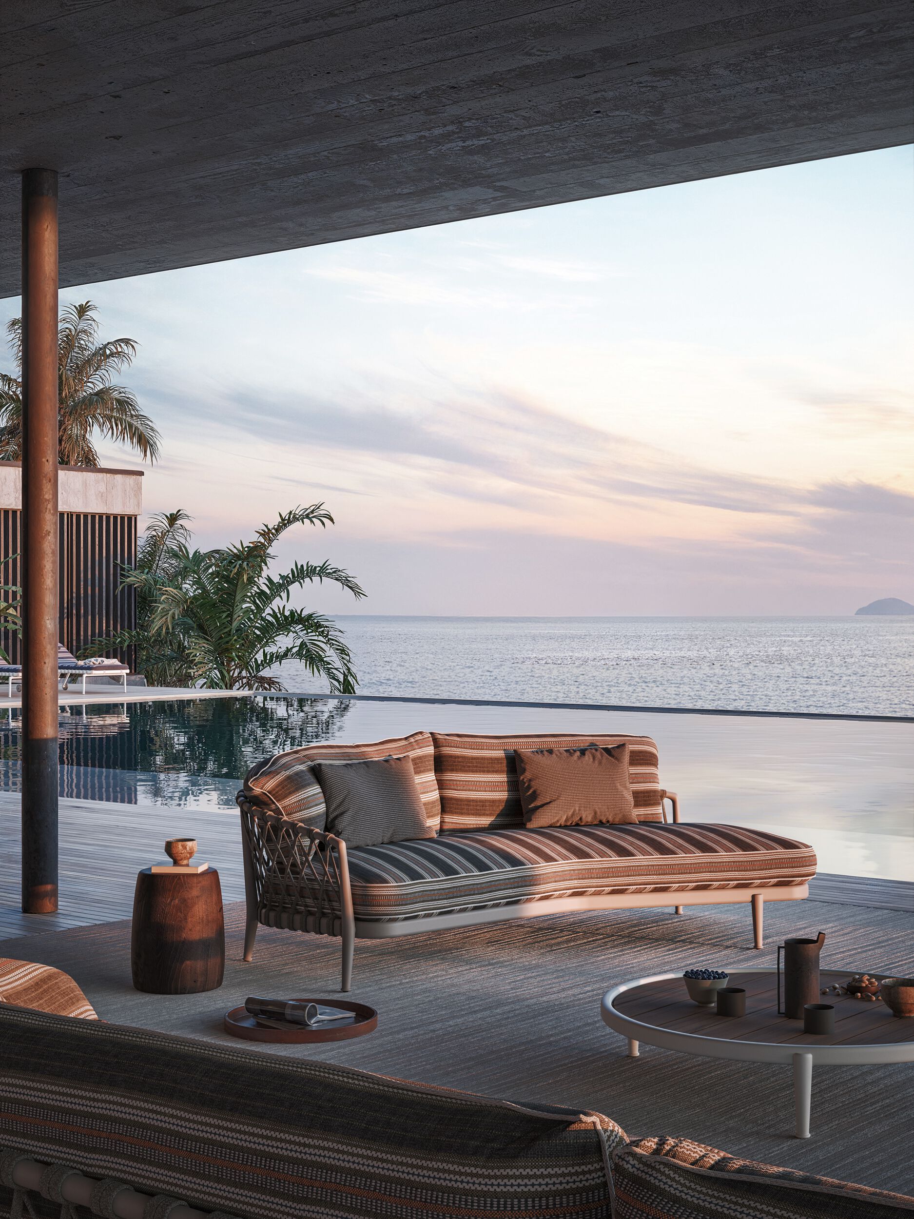 Круглый садовый столик B&B Italia Outdoor ARCH-00146989 - Вид №3