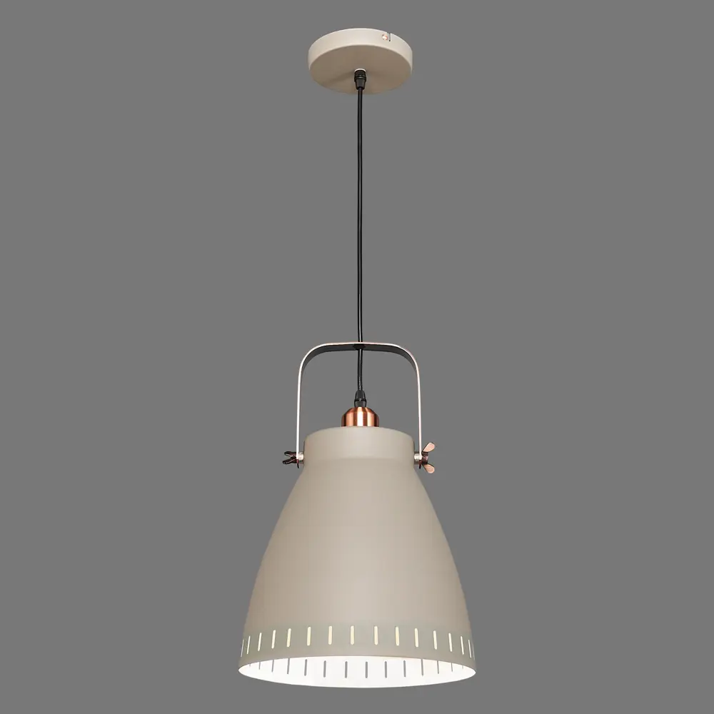 Светильник подвесной New York PL-428L, 1xE27x60 Вт, 3 м², цвет серый CAMELION STLM-2039625 - Вид №3