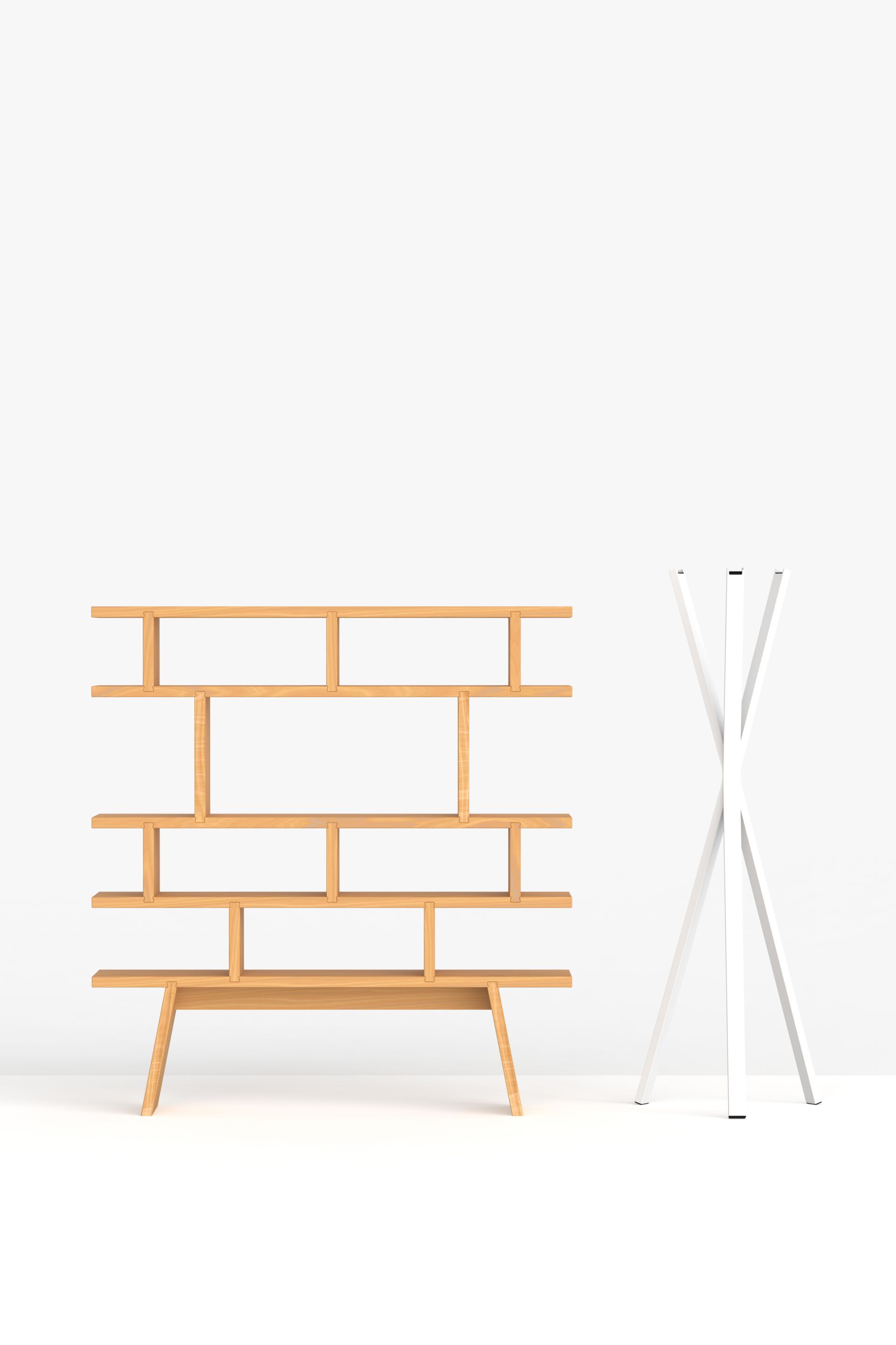 Стальная напольная вешалка с порошковым покрытием FUNCTIONALS HJW ARCH-00064733 - Вид №18