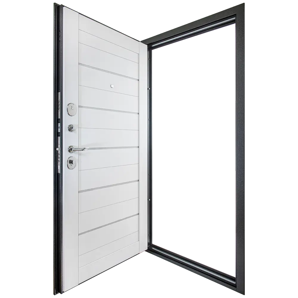 Дверь входная металлическая Лердо 88x205 см левая белое дерево PORTIKA STLM-2113395 - Вид №10