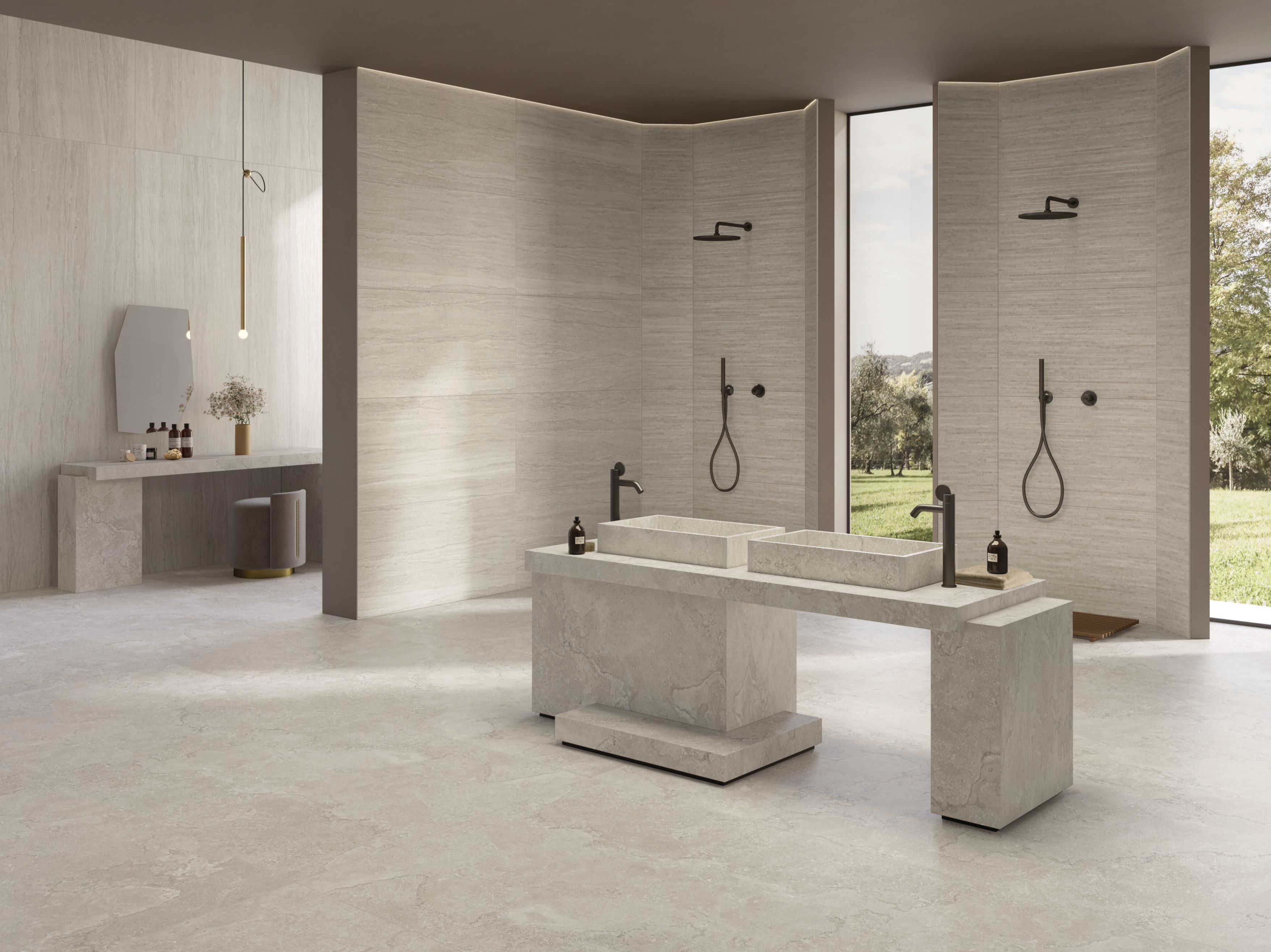 Пол / облицовка керамогранита с эффектом камня Ergon Portland Stone ARCH-00054311 - Вид №1