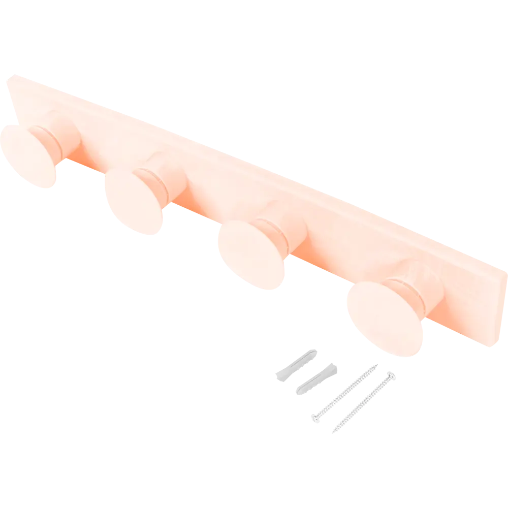 Планка Big 4 крючка цвет бежевый Santreyd STLM-2084591 - Вид №1