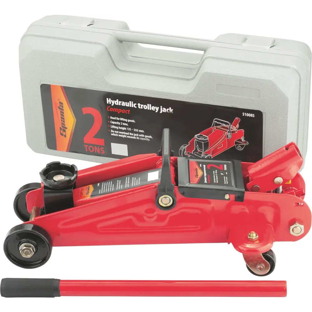 Домкрат подкатной Sparta 510085 грузоподъемность до 2 тонн STLM-2019372 - Вид №3