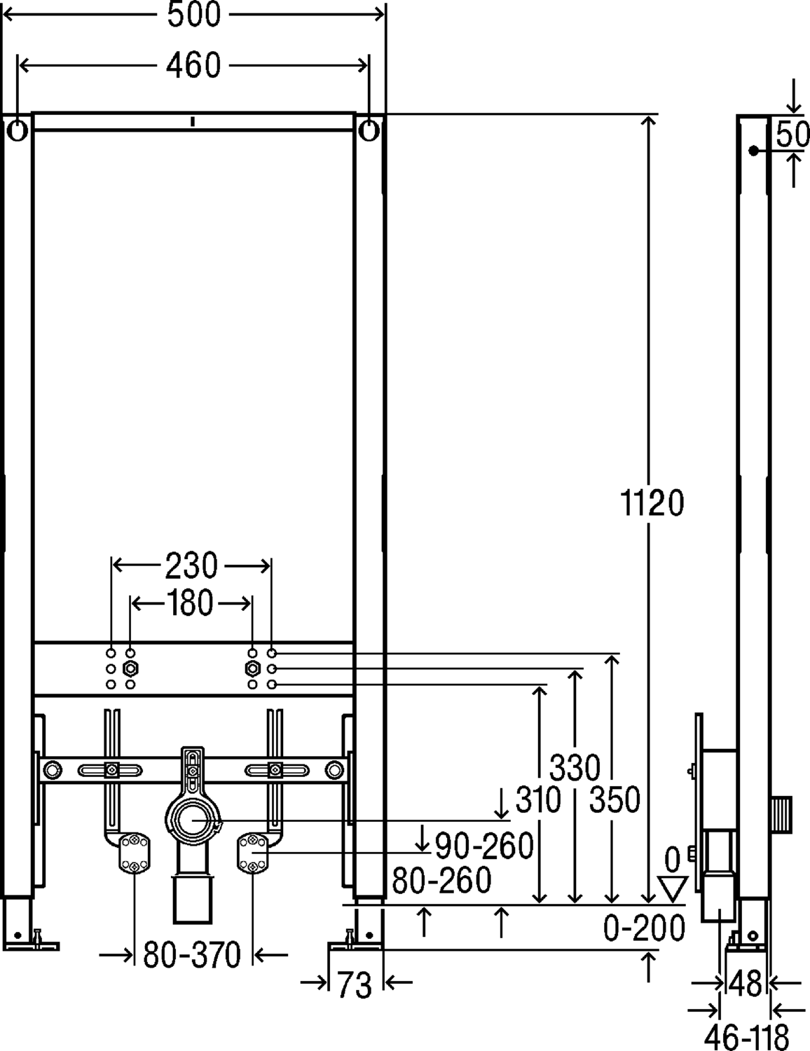 Системная техника  Prevista Dry  Элементы для биде VIEGA 776 442 Модель 8568 Santreyd  - Вид №2