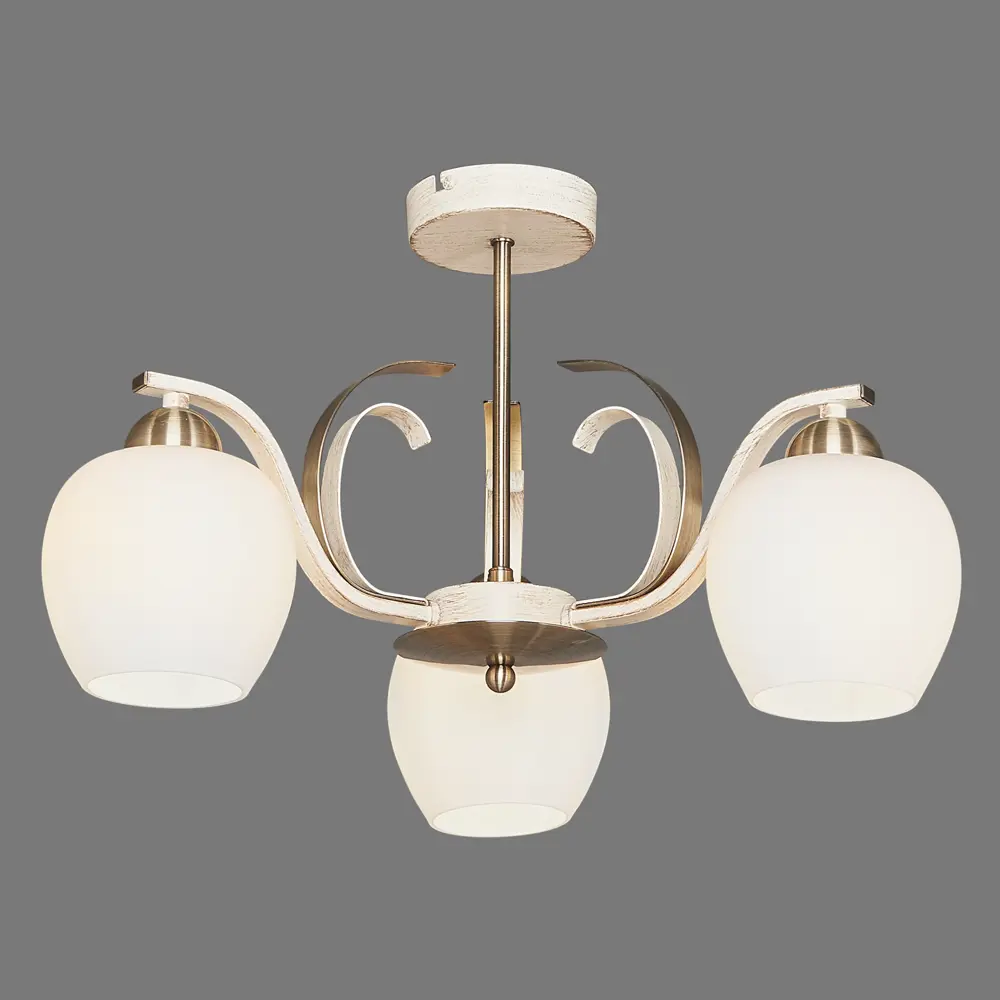 Люстра 5255-3 Porto 3хЕ14х40 Вт цвет бежевый LAMPLANDIA STLM-2015601 - Вид №3