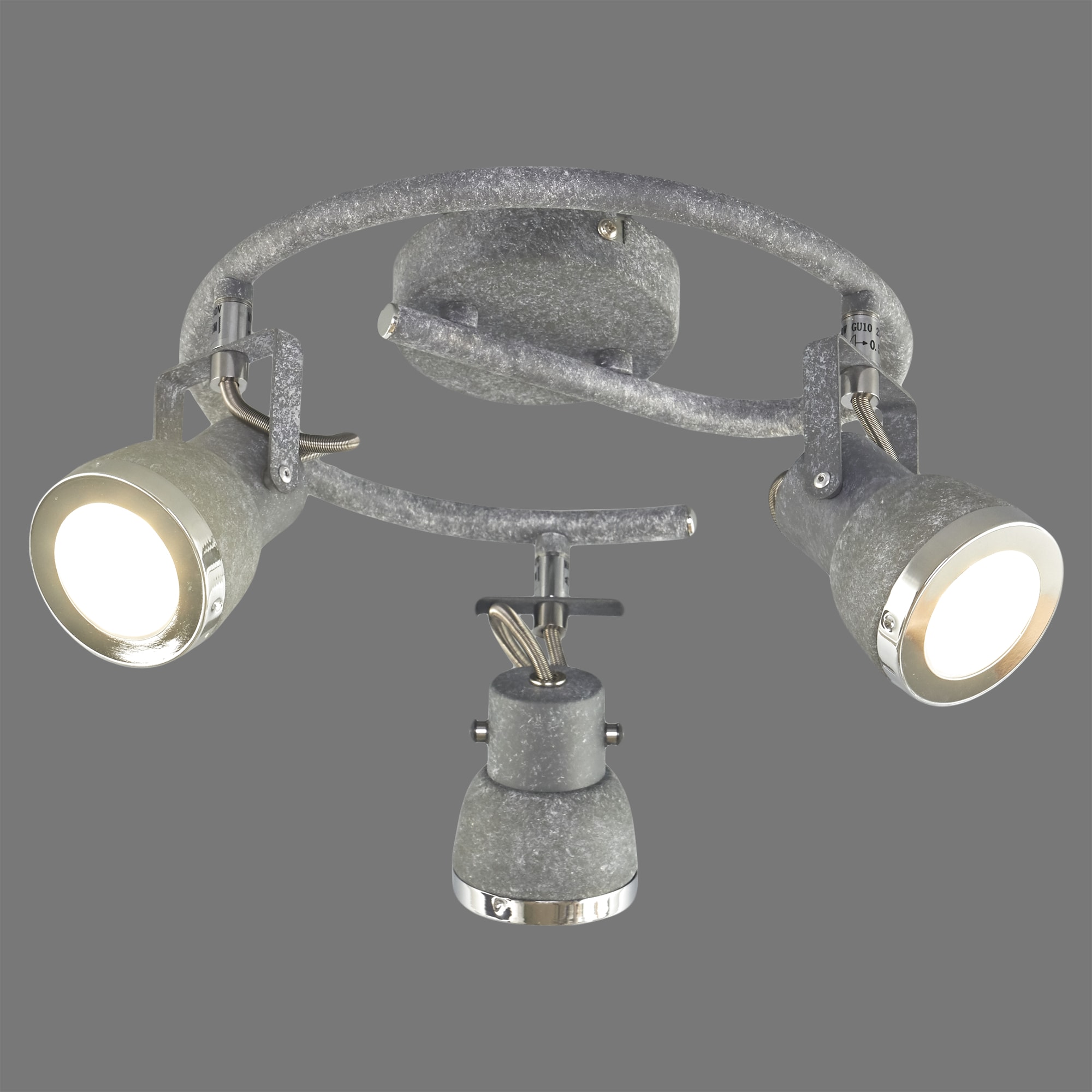 82156834 Спот GLOBO -3 GU10 3x50W серый 57000 Santreyd  - Вид №3