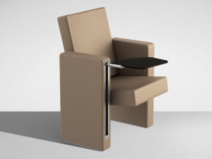 Кресло зрительного зала с регулируемой спинкой